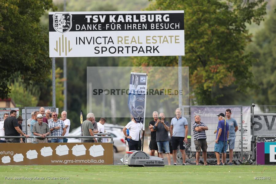 Rasenmäher, Symbolbild, Sportgelände in der Au, Karlburg, 27.08.2022, BFV, sport, action, Fussball, August 2022, Saison 2022/2023, 9. Spieltag, Landesliga Nordwest, DJK, TSV, DJK Schwebenried/Schwemmelsbach, TSV Karlburg - Bild-ID: 2338112