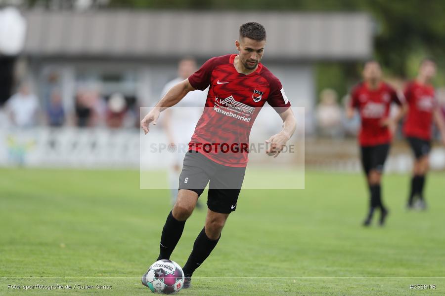 Felix Zöller, Sportgelände in der Au, Karlburg, 27.08.2022, BFV, sport, action, Fussball, August 2022, Saison 2022/2023, 9. Spieltag, Landesliga Nordwest, DJK, TSV, DJK Schwebenried/Schwemmelsbach, TSV Karlburg - Bild-ID: 2338118