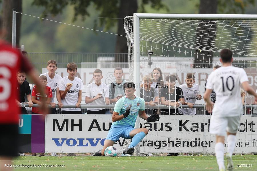 Leo Brand, Sportgelände in der Au, Karlburg, 27.08.2022, BFV, sport, action, Fussball, August 2022, Saison 2022/2023, 9. Spieltag, Landesliga Nordwest, DJK, TSV, DJK Schwebenried/Schwemmelsbach, TSV Karlburg - Bild-ID: 2338121