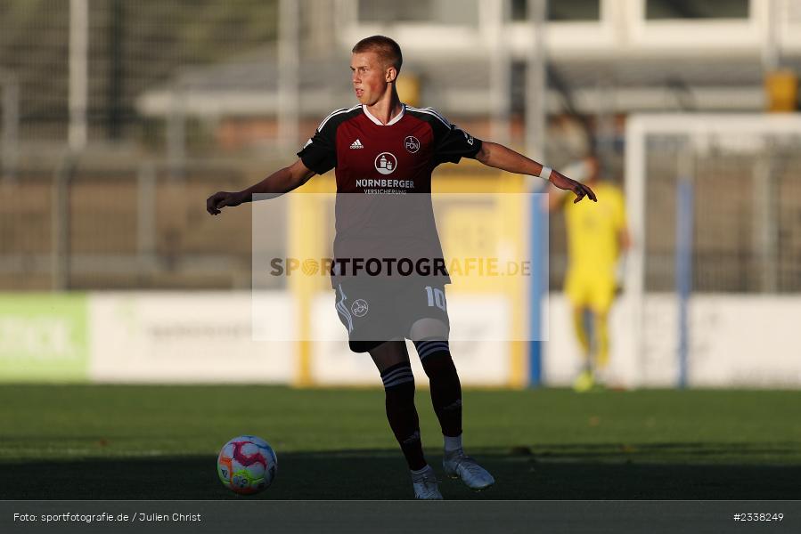 Christopher Wähling, Stadion am Schönbusch, Aschaffenburg, 02.09.2022, BFV, sport, action, Fussball, August 2022, Saison 2022/2023, 9. Spieltag, Regionalliga Bayern, FCN, SVA, 1. FC Nürnberg II, SV Viktoria Aschaffenburg - Bild-ID: 2338249