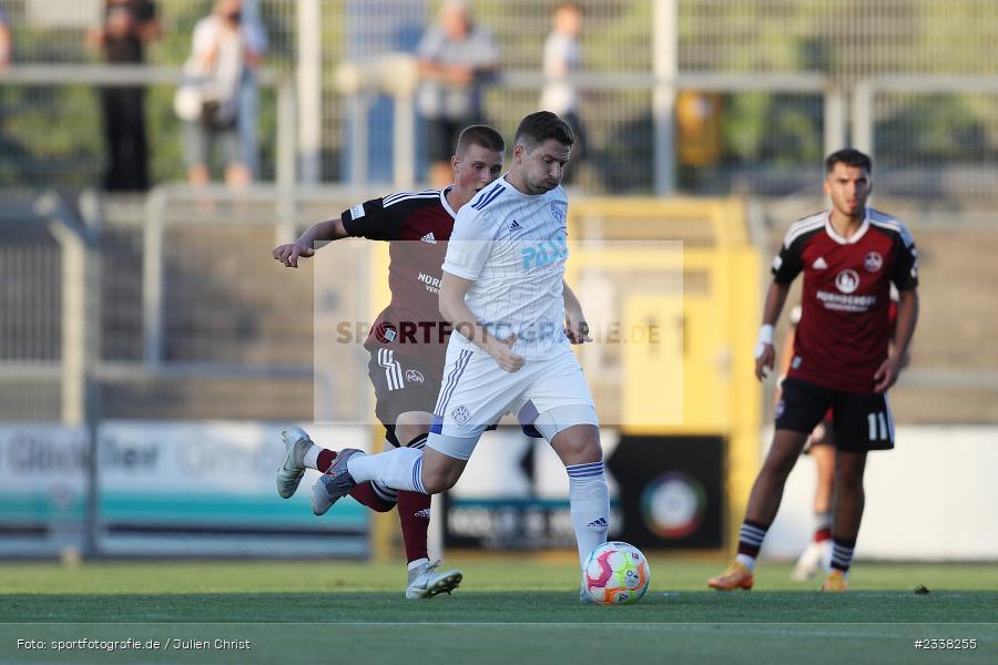 Benjamin Baier, Stadion am Schönbusch, Aschaffenburg, 02.09.2022, BFV, sport, action, Fussball, August 2022, Saison 2022/2023, 9. Spieltag, Regionalliga Bayern, FCN, SVA, 1. FC Nürnberg II, SV Viktoria Aschaffenburg - Bild-ID: 2338255 Benjamin Baier, Stadion am Schönbusch, Aschaffenburg, 02.09.2022, BFV, sport, action, Fussball, August 2022, Saison 2022/2023, 9. Spieltag, Regionalliga Bayern, FCN, SVA, 1. FC Nürnberg II, SV Viktoria Aschaffenburg - Bild-ID: 2338255