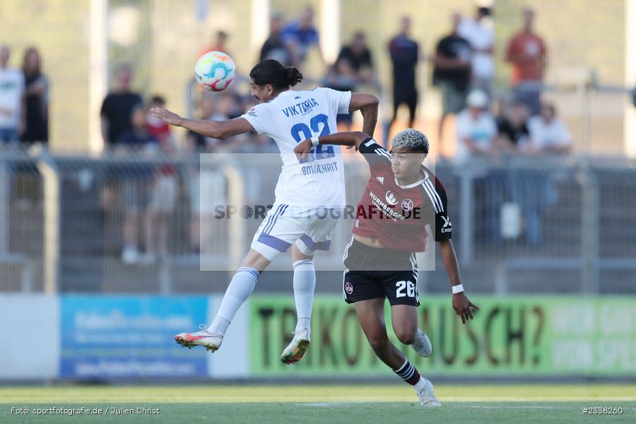 Hamza Boutakhrit, Stadion am Schönbusch, Aschaffenburg, 02.09.2022, BFV, sport, action, Fussball, August 2022, Saison 2022/2023, 9. Spieltag, Regionalliga Bayern, FCN, SVA, 1. FC Nürnberg II, SV Viktoria Aschaffenburg - Bild-ID: 2338260 Hamza Boutakhrit, Stadion am Schönbusch, Aschaffenburg, 02.09.2022, BFV, sport, action, Fussball, August 2022, Saison 2022/2023, 9. Spieltag, Regionalliga Bayern, FCN, SVA, 1. FC Nürnberg II, SV Viktoria Aschaffenburg - Bild-ID: 2338260