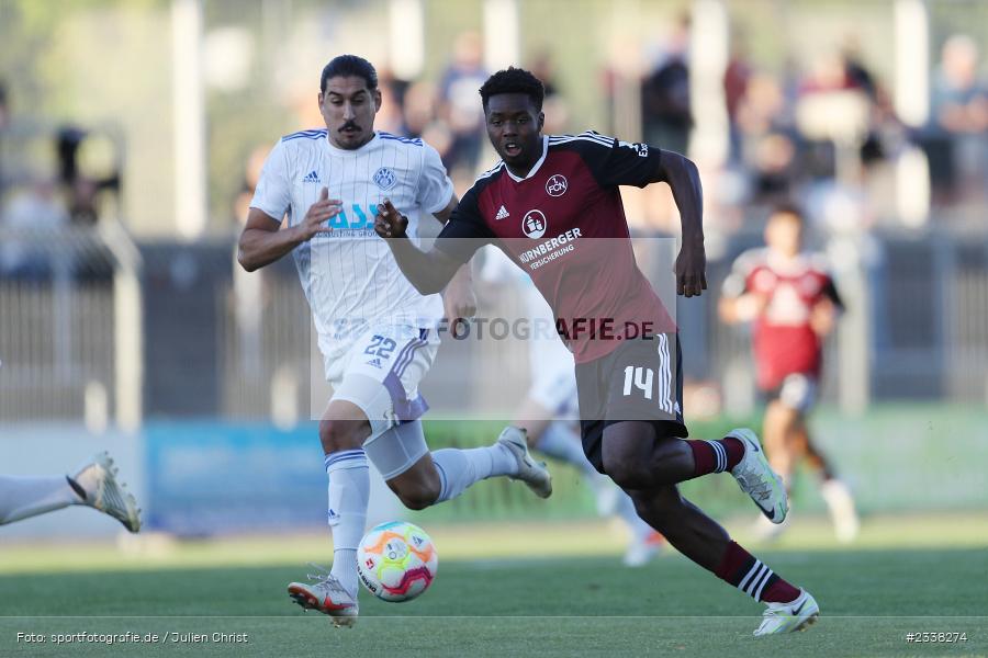 Bryang Kayo, Stadion am Schönbusch, Aschaffenburg, 02.09.2022, BFV, sport, action, Fussball, August 2022, Saison 2022/2023, 9. Spieltag, Regionalliga Bayern, FCN, SVA, 1. FC Nürnberg II, SV Viktoria Aschaffenburg - Bild-ID: 2338274 Bryang Kayo, Stadion am Schönbusch, Aschaffenburg, 02.09.2022, BFV, sport, action, Fussball, August 2022, Saison 2022/2023, 9. Spieltag, Regionalliga Bayern, FCN, SVA, 1. FC Nürnberg II, SV Viktoria Aschaffenburg - Bild-ID: 2338274