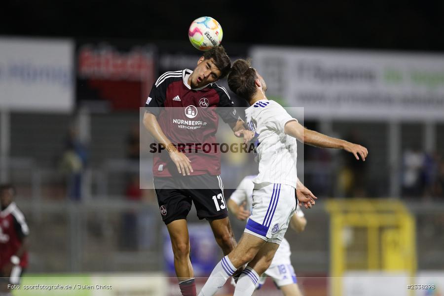 Nikola Komljenovic, Stadion am Schönbusch, Aschaffenburg, 02.09.2022, BFV, sport, action, Fussball, August 2022, Saison 2022/2023, 9. Spieltag, Regionalliga Bayern, FCN, SVA, 1. FC Nürnberg II, SV Viktoria Aschaffenburg - Bild-ID: 2338298 Nikola Komljenovic, Stadion am Schönbusch, Aschaffenburg, 02.09.2022, BFV, sport, action, Fussball, August 2022, Saison 2022/2023, 9. Spieltag, Regionalliga Bayern, FCN, SVA, 1. FC Nürnberg II, SV Viktoria Aschaffenburg - Bild-ID: 2338298