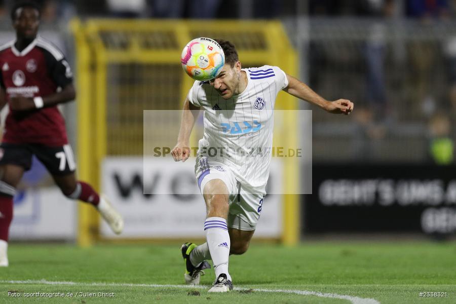Elias Niesigk, Stadion am Schönbusch, Aschaffenburg, 02.09.2022, BFV, sport, action, Fussball, August 2022, Saison 2022/2023, 9. Spieltag, Regionalliga Bayern, FCN, SVA, 1. FC Nürnberg II, SV Viktoria Aschaffenburg - Bild-ID: 2338321 Elias Niesigk, Stadion am Schönbusch, Aschaffenburg, 02.09.2022, BFV, sport, action, Fussball, August 2022, Saison 2022/2023, 9. Spieltag, Regionalliga Bayern, FCN, SVA, 1. FC Nürnberg II, SV Viktoria Aschaffenburg - Bild-ID: 2338321
