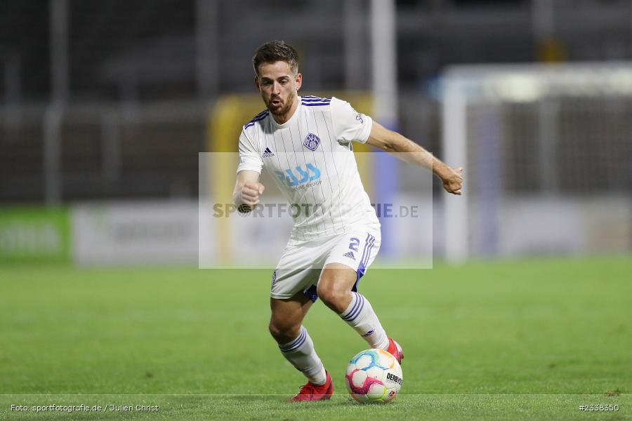 Silas Tom Zehnder, Stadion am Schönbusch, Aschaffenburg, 02.09.2022, BFV, sport, action, Fussball, August 2022, Saison 2022/2023, 9. Spieltag, Regionalliga Bayern, FCN, SVA, 1. FC Nürnberg II, SV Viktoria Aschaffenburg - Bild-ID: 2338350