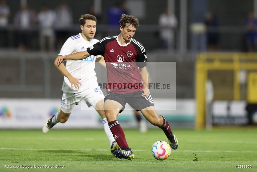 Moritz Gundelach, Stadion am Schönbusch, Aschaffenburg, 02.09.2022, BFV, sport, action, Fussball, August 2022, Saison 2022/2023, 9. Spieltag, Regionalliga Bayern, FCN, SVA, 1. FC Nürnberg II, SV Viktoria Aschaffenburg - Bild-ID: 2338355 Moritz Gundelach, Stadion am Schönbusch, Aschaffenburg, 02.09.2022, BFV, sport, action, Fussball, August 2022, Saison 2022/2023, 9. Spieltag, Regionalliga Bayern, FCN, SVA, 1. FC Nürnberg II, SV Viktoria Aschaffenburg - Bild-ID: 2338355