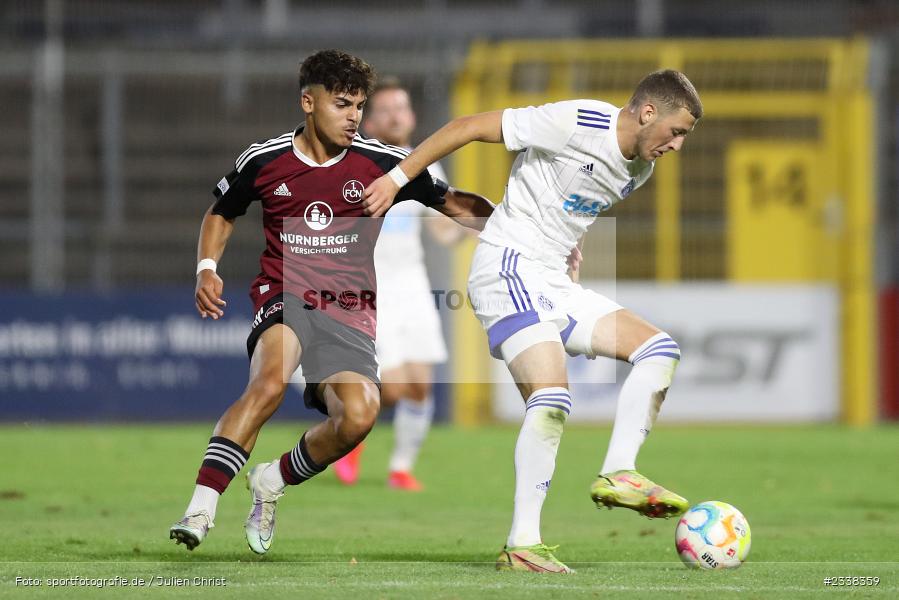 Niklas Meyer, Stadion am Schönbusch, Aschaffenburg, 02.09.2022, BFV, sport, action, Fussball, August 2022, Saison 2022/2023, 9. Spieltag, Regionalliga Bayern, FCN, SVA, 1. FC Nürnberg II, SV Viktoria Aschaffenburg - Bild-ID: 2338359 Niklas Meyer, Stadion am Schönbusch, Aschaffenburg, 02.09.2022, BFV, sport, action, Fussball, August 2022, Saison 2022/2023, 9. Spieltag, Regionalliga Bayern, FCN, SVA, 1. FC Nürnberg II, SV Viktoria Aschaffenburg - Bild-ID: 2338359