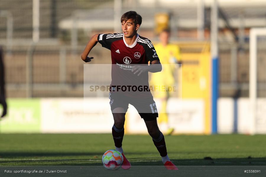 Nikola Komljenovic, Stadion am Schönbusch, Aschaffenburg, 02.09.2022, BFV, sport, action, Fussball, August 2022, Saison 2022/2023, 9. Spieltag, Regionalliga Bayern, FCN, SVA, 1. FC Nürnberg II, SV Viktoria Aschaffenburg - Bild-ID: 2338391