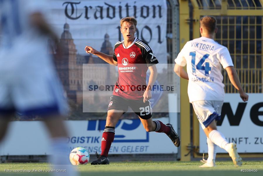 Simon Joachims, Stadion am Schönbusch, Aschaffenburg, 02.09.2022, BFV, sport, action, Fussball, August 2022, Saison 2022/2023, 9. Spieltag, Regionalliga Bayern, FCN, SVA, 1. FC Nürnberg II, SV Viktoria Aschaffenburg - Bild-ID: 2338406 Simon Joachims, Stadion am Schönbusch, Aschaffenburg, 02.09.2022, BFV, sport, action, Fussball, August 2022, Saison 2022/2023, 9. Spieltag, Regionalliga Bayern, FCN, SVA, 1. FC Nürnberg II, SV Viktoria Aschaffenburg - Bild-ID: 2338406