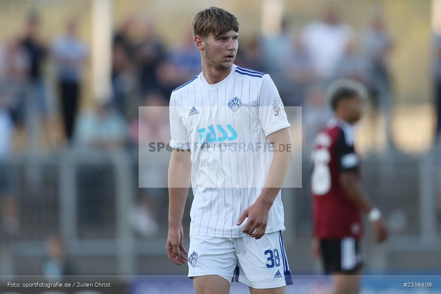 Niklas Borger, Stadion am Schönbusch, Aschaffenburg, 02.09.2022, BFV, sport, action, Fussball, August 2022, Saison 2022/2023, 9. Spieltag, Regionalliga Bayern, FCN, SVA, 1. FC Nürnberg II, SV Viktoria Aschaffenburg - Bild-ID: 2338408 Niklas Borger, Stadion am Schönbusch, Aschaffenburg, 02.09.2022, BFV, sport, action, Fussball, August 2022, Saison 2022/2023, 9. Spieltag, Regionalliga Bayern, FCN, SVA, 1. FC Nürnberg II, SV Viktoria Aschaffenburg - Bild-ID: 2338408