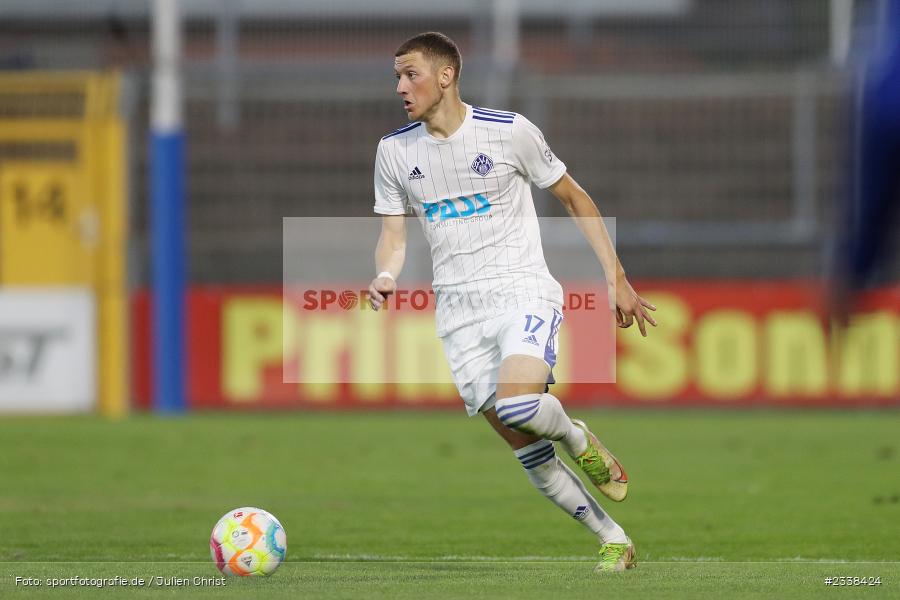 Niklas Meyer, Stadion am Schönbusch, Aschaffenburg, 02.09.2022, BFV, sport, action, Fussball, August 2022, Saison 2022/2023, 9. Spieltag, Regionalliga Bayern, FCN, SVA, 1. FC Nürnberg II, SV Viktoria Aschaffenburg - Bild-ID: 2338424 Niklas Meyer, Stadion am Schönbusch, Aschaffenburg, 02.09.2022, BFV, sport, action, Fussball, August 2022, Saison 2022/2023, 9. Spieltag, Regionalliga Bayern, FCN, SVA, 1. FC Nürnberg II, SV Viktoria Aschaffenburg - Bild-ID: 2338424