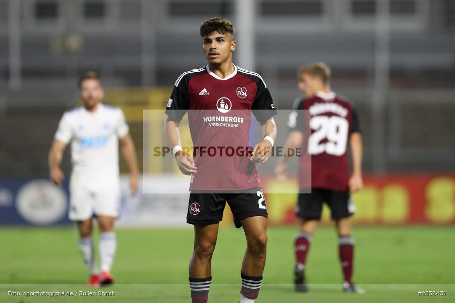 Seyhan Yigit, Stadion am Schönbusch, Aschaffenburg, 02.09.2022, BFV, sport, action, Fussball, August 2022, Saison 2022/2023, 9. Spieltag, Regionalliga Bayern, FCN, SVA, 1. FC Nürnberg II, SV Viktoria Aschaffenburg - Bild-ID: 2338431