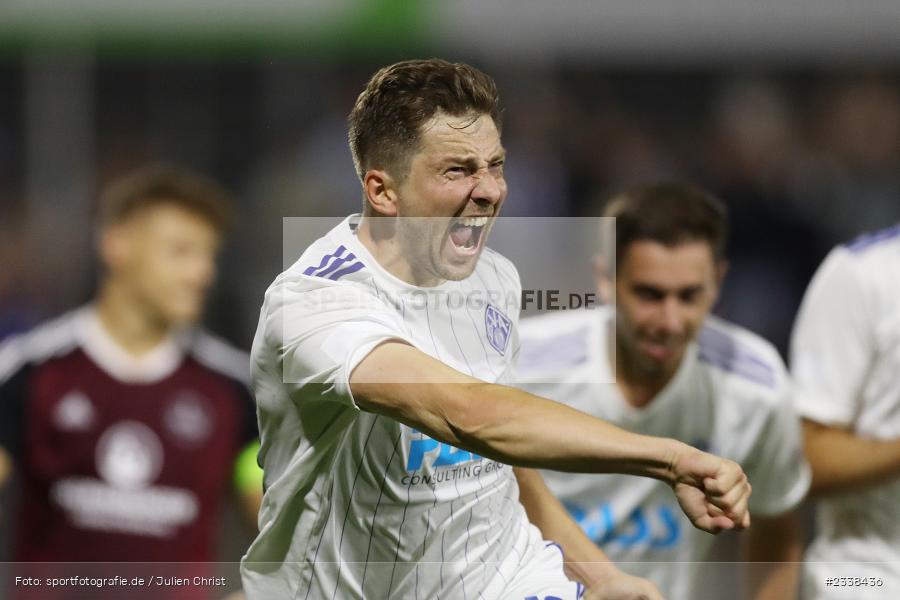 Benjamin Baier, Stadion am Schönbusch, Aschaffenburg, 02.09.2022, BFV, sport, action, Fussball, August 2022, Saison 2022/2023, 9. Spieltag, Regionalliga Bayern, FCN, SVA, 1. FC Nürnberg II, SV Viktoria Aschaffenburg - Bild-ID: 2338436