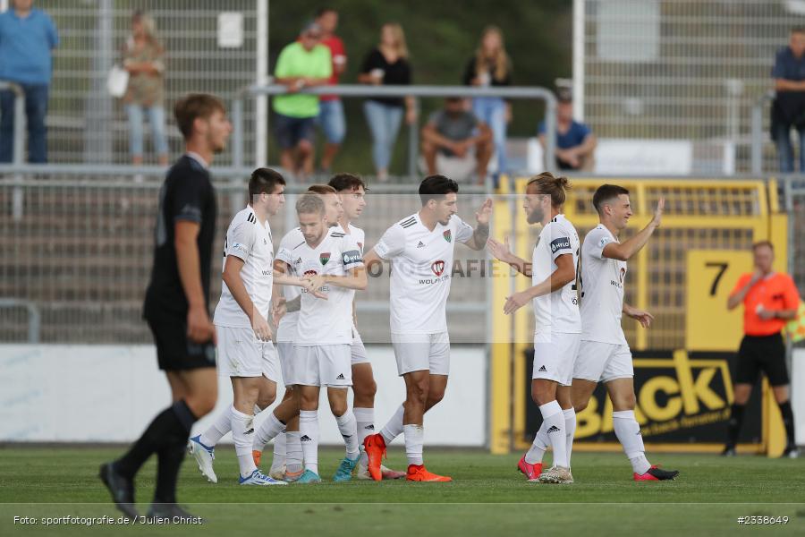 Freude, Torjubel, Kristian Böhnlein, Stadion am Schönbusch, Aschaffenburg, 06.09.2022, BFV, sport, action, Fussball, September 2022, Saison 2022/2023, BFV-Verbandspokal, Landespokal Bayern, Achtelfinale, Toto-Pokal, FC05, SVA, 1. FC Schweinfurt, SV Viktoria Aschaffenburg - Bild-ID: 2338649
