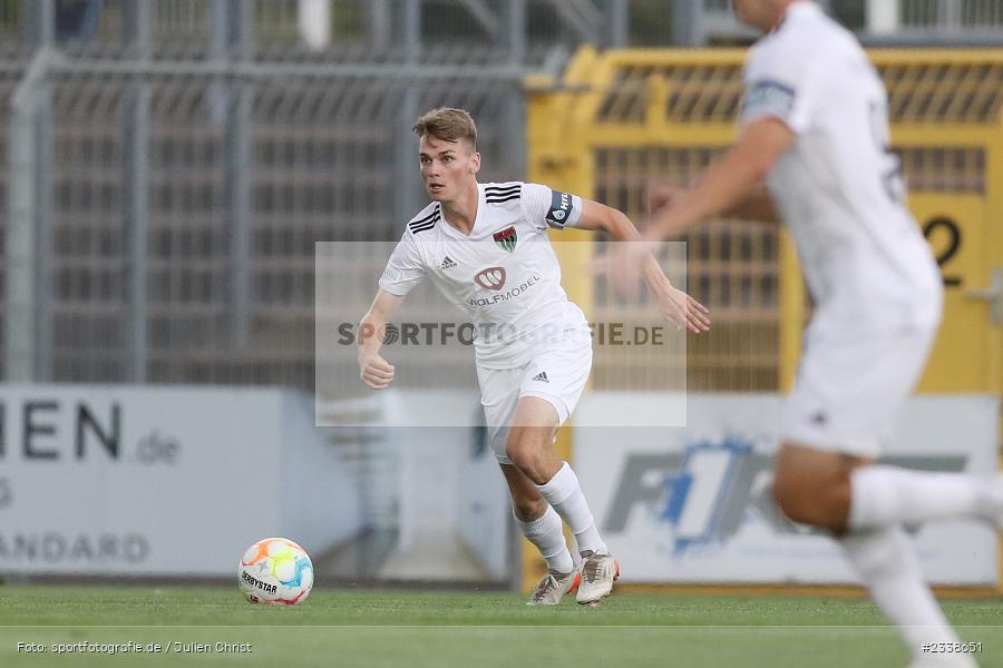 Julius Landeck, Stadion am Schönbusch, Aschaffenburg, 06.09.2022, BFV, sport, action, Fussball, September 2022, Saison 2022/2023, BFV-Verbandspokal, Landespokal Bayern, Achtelfinale, Toto-Pokal, FC05, SVA, 1. FC Schweinfurt, SV Viktoria Aschaffenburg - Bild-ID: 2338651
