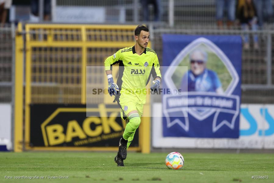 Ricardo Döbert, Stadion am Schönbusch, Aschaffenburg, 06.09.2022, BFV, sport, action, Fussball, September 2022, Saison 2022/2023, BFV-Verbandspokal, Landespokal Bayern, Achtelfinale, Toto-Pokal, FC05, SVA, 1. FC Schweinfurt, SV Viktoria Aschaffenburg - Bild-ID: 2338672 Ricardo Döbert, Stadion am Schönbusch, Aschaffenburg, 06.09.2022, BFV, sport, action, Fussball, September 2022, Saison 2022/2023, BFV-Verbandspokal, Landespokal Bayern, Achtelfinale, Toto-Pokal, FC05, SVA, 1. FC Schweinfurt, SV Viktoria Aschaffenburg - Bild-ID: 2338672