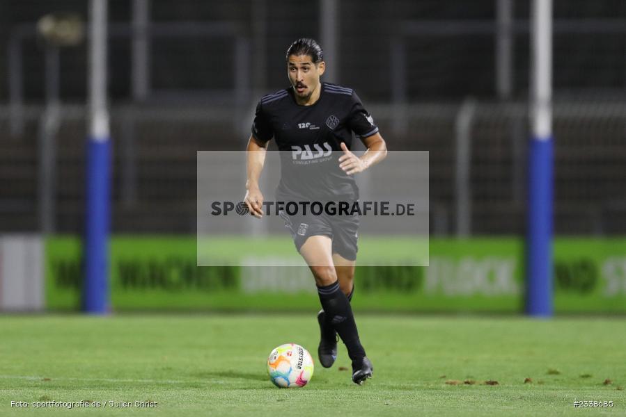 Hamza Boutakhrit, Stadion am Schönbusch, Aschaffenburg, 06.09.2022, BFV, sport, action, Fussball, September 2022, Saison 2022/2023, BFV-Verbandspokal, Landespokal Bayern, Achtelfinale, Toto-Pokal, FC05, SVA, 1. FC Schweinfurt, SV Viktoria Aschaffenburg - Bild-ID: 2338685
