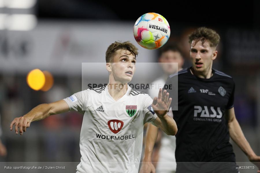 Julius Landeck, Stadion am Schönbuschm, Aschaffenburg, 06.09.2022, BFV, sport, action, Fussball, September 2022, Saison 2022/2023, BFV-Verbandspokal, Landespokal Bayern, Achtelfinale, Toto-Pokal, FC05, SVA, 1. FC Schweinfurt, SV Viktoria Aschaffenburg - Bild-ID: 2338713