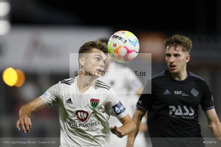 Julius Landeck, Stadion am Schönbuschm, Aschaffenburg, 06.09.2022, BFV, sport, action, Fussball, September 2022, Saison 2022/2023, BFV-Verbandspokal, Landespokal Bayern, Achtelfinale, Toto-Pokal, FC05, SVA, 1. FC Schweinfurt, SV Viktoria Aschaffenburg - Bild-ID: 2338714