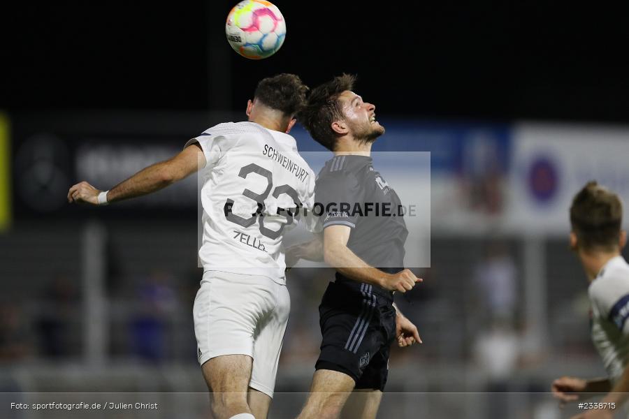 Elias Niesigk, Stadion am Schönbusch, Aschaffenburg, 06.09.2022, BFV, sport, action, Fussball, September 2022, Saison 2022/2023, BFV-Verbandspokal, Landespokal Bayern, Achtelfinale, Toto-Pokal, FC05, SVA, 1. FC Schweinfurt, SV Viktoria Aschaffenburg - Bild-ID: 2338715