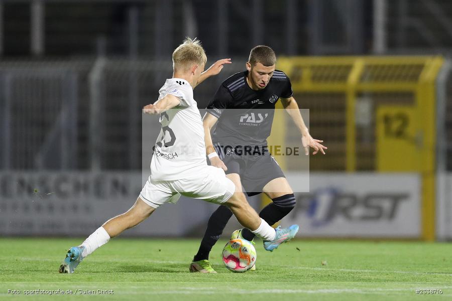 Niklas Meyer, Stadion am Schönbusch, Aschaffenburg, 06.09.2022, BFV, sport, action, Fussball, September 2022, Saison 2022/2023, BFV-Verbandspokal, Landespokal Bayern, Achtelfinale, Toto-Pokal, FC05, SVA, 1. FC Schweinfurt, SV Viktoria Aschaffenburg - Bild-ID: 2338716