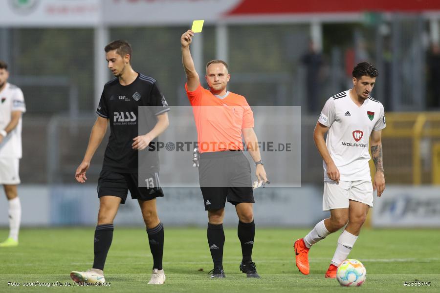 Christopher Knauer, Stadion am Schönbusch, Aschaffenburg, 06.09.2022, BFV, sport, action, Fussball, September 2022, Saison 2022/2023, BFV-Verbandspokal, Landespokal Bayern, Achtelfinale, Toto-Pokal, FC05, SVA, 1. FC Schweinfurt, SV Viktoria Aschaffenburg - Bild-ID: 2338795