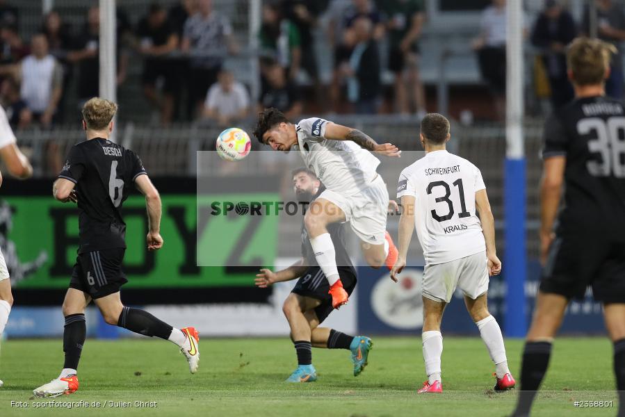 Georgios Spanoudakis, Stadion am Schönbusch, Aschaffenburg, 06.09.2022, BFV, sport, action, Fussball, September 2022, Saison 2022/2023, BFV-Verbandspokal, Landespokal Bayern, Achtelfinale, Toto-Pokal, FC05, SVA, 1. FC Schweinfurt, SV Viktoria Aschaffenburg - Bild-ID: 2338801