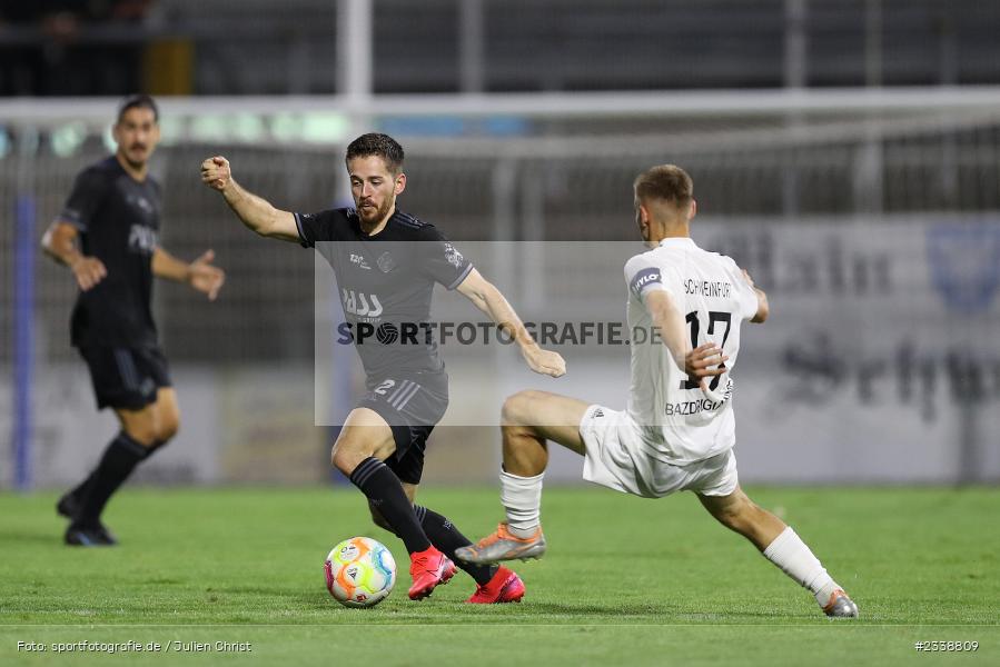 Silas Tom Zehnder, Stadion am Schönbusch, Aschaffenburg, 06.09.2022, BFV, sport, action, Fussball, September 2022, Saison 2022/2023, BFV-Verbandspokal, Landespokal Bayern, Achtelfinale, Toto-Pokal, FC05, SVA, 1. FC Schweinfurt, SV Viktoria Aschaffenburg - Bild-ID: 2338809