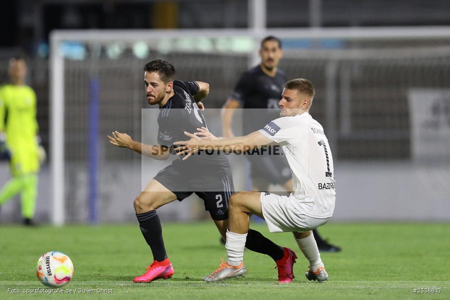 Silas Tom Zehnder, Stadion am Schönbusch, Aschaffenburg, 06.09.2022, BFV, sport, action, Fussball, September 2022, Saison 2022/2023, BFV-Verbandspokal, Landespokal Bayern, Achtelfinale, Toto-Pokal, FC05, SVA, 1. FC Schweinfurt, SV Viktoria Aschaffenburg - Bild-ID: 2338810