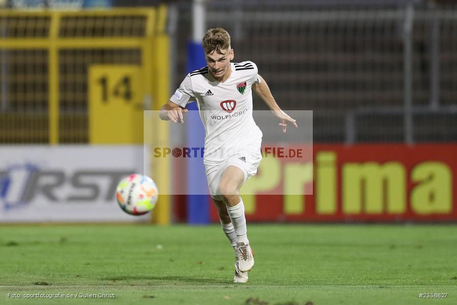 Julius Landeck, Stadion am Schönbusch, Aschaffenburg, 06.09.2022, BFV, sport, action, Fussball, September 2022, Saison 2022/2023, BFV-Verbandspokal, Landespokal Bayern, Achtelfinale, Toto-Pokal, FC05, SVA, 1. FC Schweinfurt, SV Viktoria Aschaffenburg - Bild-ID: 2338827 Julius Landeck, Stadion am Schönbusch, Aschaffenburg, 06.09.2022, BFV, sport, action, Fussball, September 2022, Saison 2022/2023, BFV-Verbandspokal, Landespokal Bayern, Achtelfinale, Toto-Pokal, FC05, SVA, 1. FC Schweinfurt, SV Viktoria Aschaffenburg - Bild-ID: 2338827