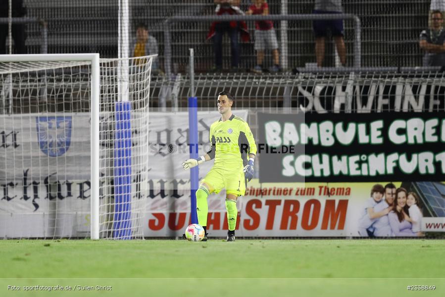 Ricardo Döbert, Stadion am Schönbusch, Aschaffenburg, 06.09.2022, BFV, sport, action, Fussball, September 2022, Saison 2022/2023, BFV-Verbandspokal, Landespokal Bayern, Achtelfinale, Toto-Pokal, FC05, SVA, 1. FC Schweinfurt, SV Viktoria Aschaffenburg - Bild-ID: 2338849 Ricardo Döbert, Stadion am Schönbusch, Aschaffenburg, 06.09.2022, BFV, sport, action, Fussball, September 2022, Saison 2022/2023, BFV-Verbandspokal, Landespokal Bayern, Achtelfinale, Toto-Pokal, FC05, SVA, 1. FC Schweinfurt, SV Viktoria Aschaffenburg - Bild-ID: 2338849