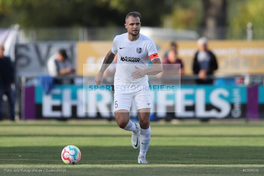 Marvin Schramm, Sportgelände in der Au, Karlburg, 09.09.2022, BFV, sport, action, Fussball, September 2022, 11. Spieltag, Saison 2022/2023, Landesliga Nordwest, FCS, TSV, 1. FC Sand, TSV Karlburg - Bild-ID: 2339210