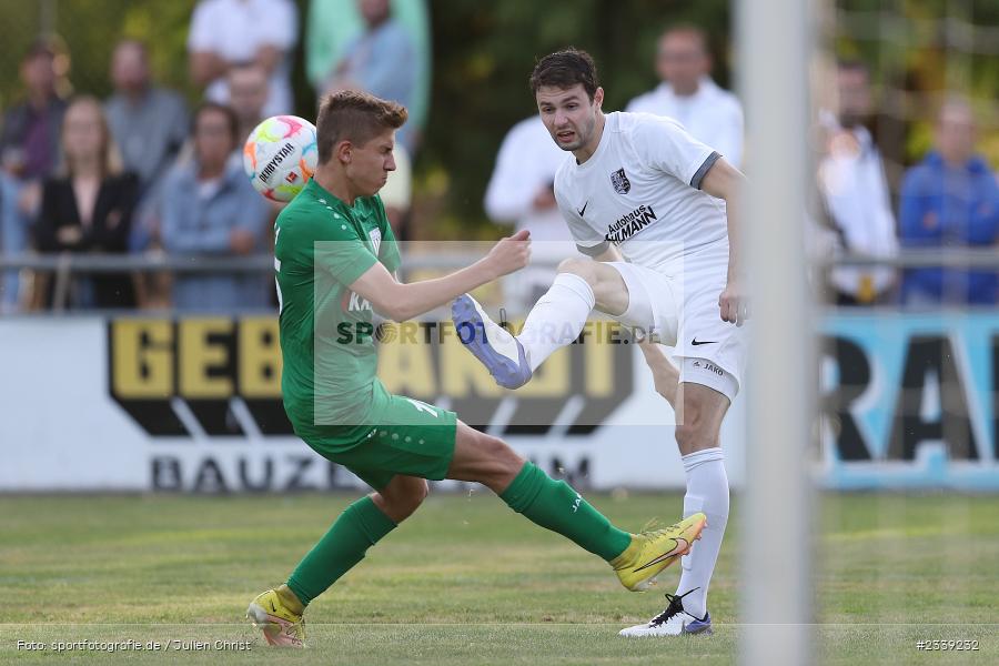 Cedric Fenske, Sportgelände in der Au, Karlburg, 09.09.2022, BFV, sport, action, Fussball, September 2022, 11. Spieltag, Saison 2022/2023, Landesliga Nordwest, FCS, TSV, 1. FC Sand, TSV Karlburg - Bild-ID: 2339232 Cedric Fenske, Sportgelände in der Au, Karlburg, 09.09.2022, BFV, sport, action, Fussball, September 2022, 11. Spieltag, Saison 2022/2023, Landesliga Nordwest, FCS, TSV, 1. FC Sand, TSV Karlburg - Bild-ID: 2339232