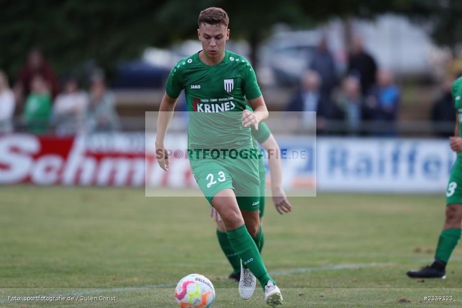 Paul Wagner, Sportgelände in der Au, Karlburg, 09.09.2022, BFV, sport, action, Fussball, September 2022, 11. Spieltag, Saison 2022/2023, Landesliga Nordwest, FCS, TSV, 1. FC Sand, TSV Karlburg - Bild-ID: 2339323