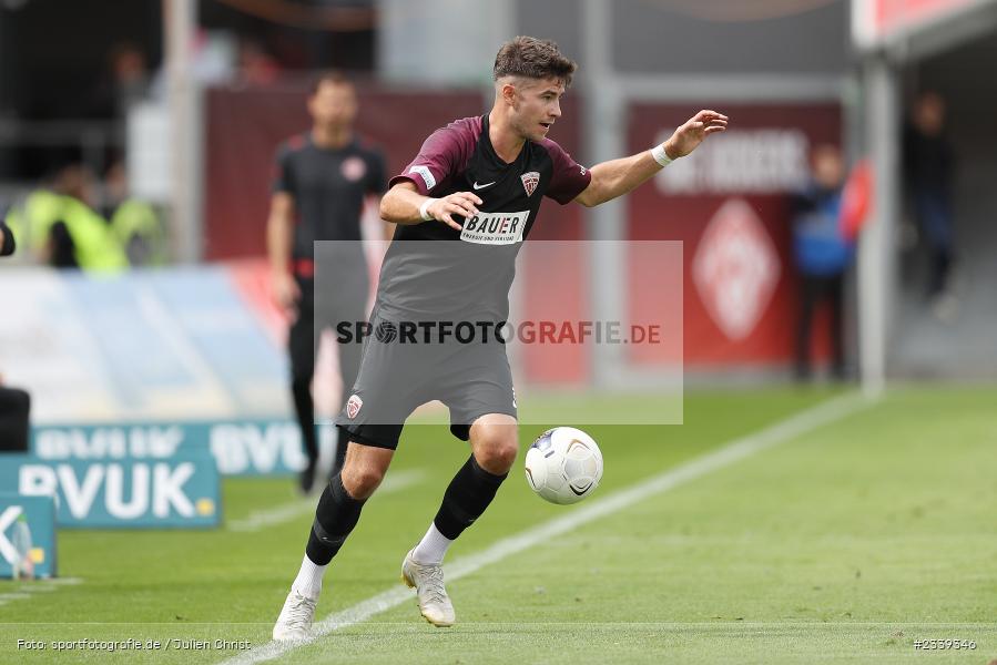 Moritz Sassmann, FLYERALARM Arena, Würzburg, 10.09.2022, BFV, sport, action, Fussball, September 2022, 11. Spieltag, Saison 2022/2023, Regionalliga Bayern, TSV, FWK, TSV Buchbach, FC Würzburger Kickers - Bild-ID: 2339346 Moritz Sassmann, FLYERALARM Arena, Würzburg, 10.09.2022, BFV, sport, action, Fussball, September 2022, 11. Spieltag, Saison 2022/2023, Regionalliga Bayern, TSV, FWK, TSV Buchbach, FC Würzburger Kickers - Bild-ID: 2339346