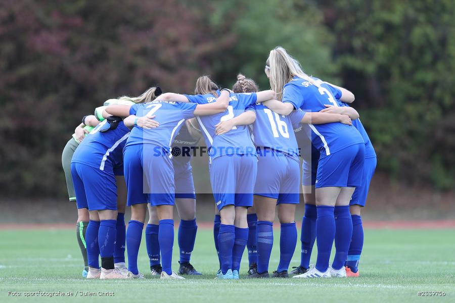 Mannschaftskreis, Sportpark-Heuchelhof, Würzburg, 11.09.2022, BFV, sport, action, Fussball, September 2022, Saison 2022/2023, Frauen Bayernliga, 2. Spieltag, EBI, FWK, SpVgg Germania Ebing, FC Würzburger Kickers - Bild-ID: 2339756
