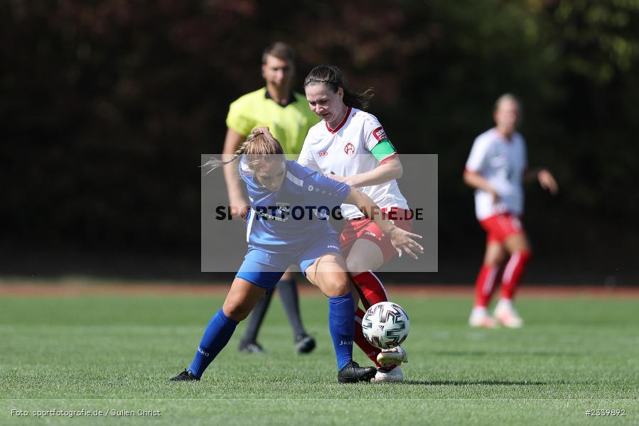 Maria Pfau, Sportpark-Heuchelhof, Würzburg, 11.09.2022, BFV, sport, action, Fussball, September 2022, Saison 2022/2023, Frauen Bayernliga, 2. Spieltag, EBI, FWK, SpVgg Germania Ebing, FC Würzburger Kickers - Bild-ID: 2339892 Maria Pfau, Sportpark-Heuchelhof, Würzburg, 11.09.2022, BFV, sport, action, Fussball, September 2022, Saison 2022/2023, Frauen Bayernliga, 2. Spieltag, EBI, FWK, SpVgg Germania Ebing, FC Würzburger Kickers - Bild-ID: 2339892