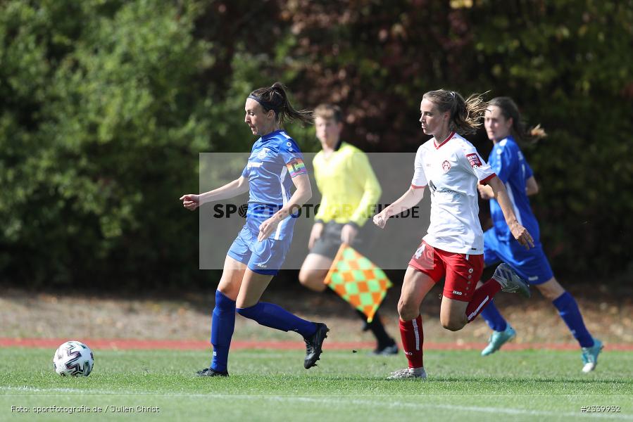 Anna Schneiderbanger, Sportpark-Heuchelhof, Würzburg, 11.09.2022, BFV, sport, action, Fussball, September 2022, Saison 2022/2023, Frauen Bayernliga, 2. Spieltag, EBI, FWK, SpVgg Germania Ebing, FC Würzburger Kickers - Bild-ID: 2339932