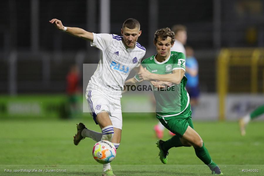 Niklas Meyer, Stadion am Schönbusch, Aschaffenburg, 16.09.2022, BFV, sport, action, Fussball, September 2022, Saison 2022/2023, 12. Spieltag, 4. Liga, Regionalliga Bayern, VFB, SVA, VfB Eichstätt, SV Viktoria Aschaffenburg - Bild-ID: 2340032