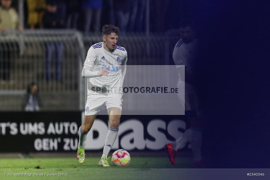 Benedict Laverty, Stadion am Schönbusch, Aschaffenburg, 16.09.2022, BFV, sport, action, Fussball, September 2022, Saison 2022/2023, 12. Spieltag, 4. Liga, Regionalliga Bayern, VFB, SVA, VfB Eichstätt, SV Viktoria Aschaffenburg - Bild-ID: 2340046 Benedict Laverty, Stadion am Schönbusch, Aschaffenburg, 16.09.2022, BFV, sport, action, Fussball, September 2022, Saison 2022/2023, 12. Spieltag, 4. Liga, Regionalliga Bayern, VFB, SVA, VfB Eichstätt, SV Viktoria Aschaffenburg - Bild-ID: 2340046