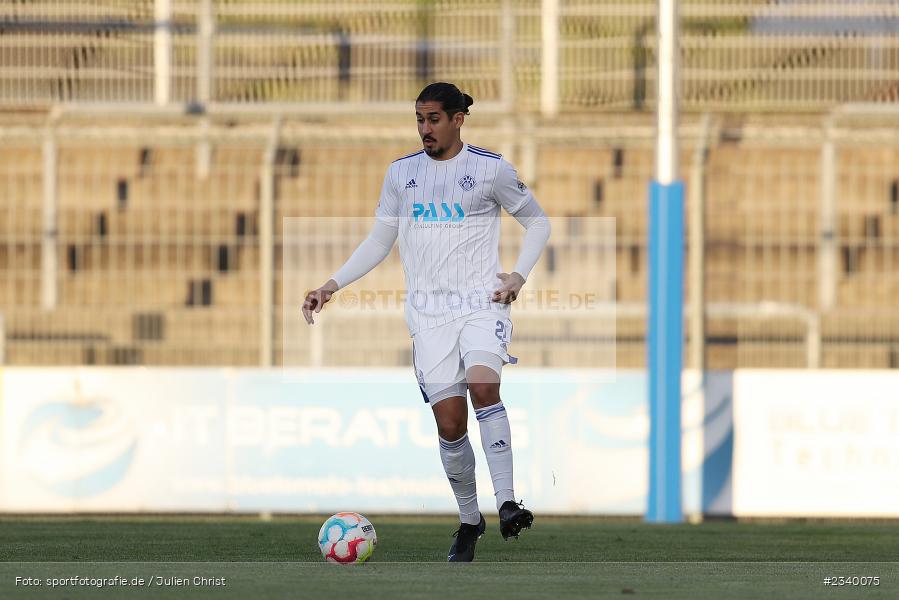 Hamza Boutakhrit, Stadion am Schönbusch, Aschaffenburg, 16.09.2022, BFV, sport, action, Fussball, September 2022, Saison 2022/2023, 12. Spieltag, 4. Liga, Regionalliga Bayern, VFB, SVA, VfB Eichstätt, SV Viktoria Aschaffenburg - Bild-ID: 2340075