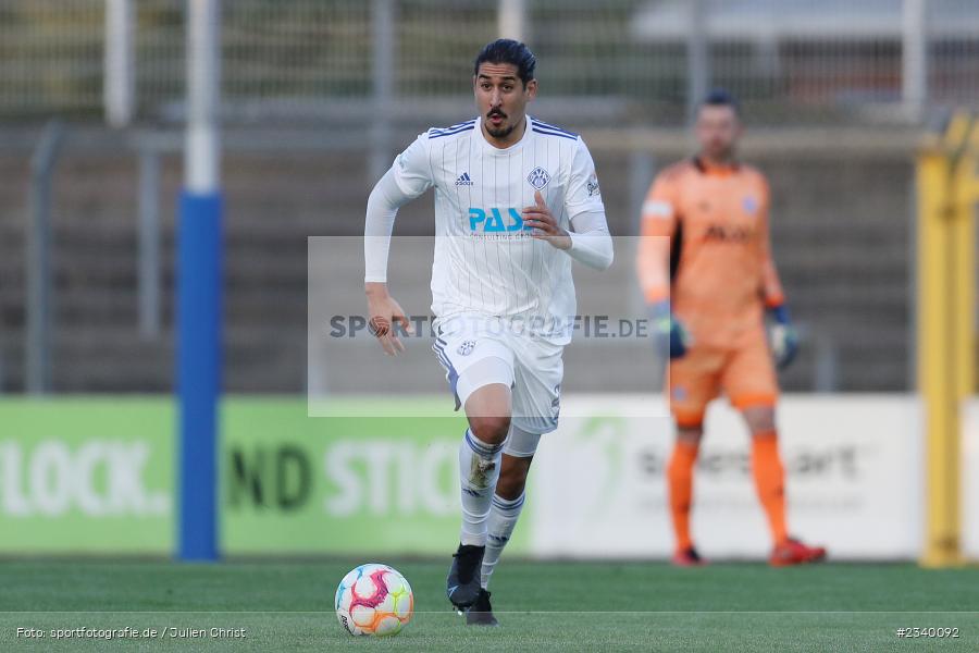 Hamza Boutakhrit, Stadion am Schönbusch, Aschaffenburg, 16.09.2022, BFV, sport, action, Fussball, September 2022, Saison 2022/2023, 12. Spieltag, 4. Liga, Regionalliga Bayern, VFB, SVA, VfB Eichstätt, SV Viktoria Aschaffenburg - Bild-ID: 2340092 Hamza Boutakhrit, Stadion am Schönbusch, Aschaffenburg, 16.09.2022, BFV, sport, action, Fussball, September 2022, Saison 2022/2023, 12. Spieltag, 4. Liga, Regionalliga Bayern, VFB, SVA, VfB Eichstätt, SV Viktoria Aschaffenburg - Bild-ID: 2340092