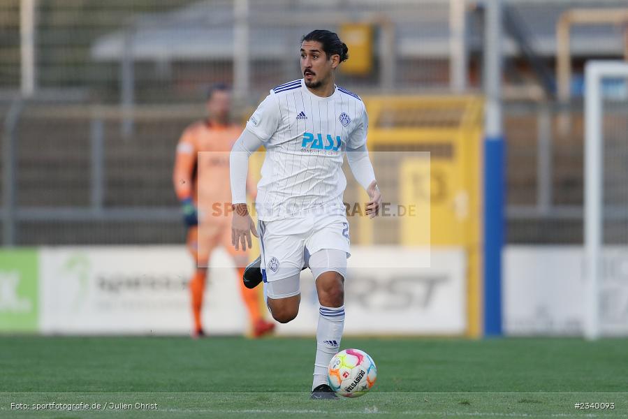 Hamza Boutakhrit, Stadion am Schönbusch, Aschaffenburg, 16.09.2022, BFV, sport, action, Fussball, September 2022, Saison 2022/2023, 12. Spieltag, 4. Liga, Regionalliga Bayern, VFB, SVA, VfB Eichstätt, SV Viktoria Aschaffenburg - Bild-ID: 2340093 Hamza Boutakhrit, Stadion am Schönbusch, Aschaffenburg, 16.09.2022, BFV, sport, action, Fussball, September 2022, Saison 2022/2023, 12. Spieltag, 4. Liga, Regionalliga Bayern, VFB, SVA, VfB Eichstätt, SV Viktoria Aschaffenburg - Bild-ID: 2340093