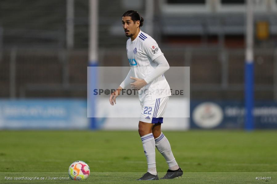 Hamza Boutakhrit, Stadion am Schönbusch, Aschaffenburg, 16.09.2022, BFV, sport, action, Fussball, September 2022, Saison 2022/2023, 12. Spieltag, 4. Liga, Regionalliga Bayern, VFB, SVA, VfB Eichstätt, SV Viktoria Aschaffenburg - Bild-ID: 2340111 Hamza Boutakhrit, Stadion am Schönbusch, Aschaffenburg, 16.09.2022, BFV, sport, action, Fussball, September 2022, Saison 2022/2023, 12. Spieltag, 4. Liga, Regionalliga Bayern, VFB, SVA, VfB Eichstätt, SV Viktoria Aschaffenburg - Bild-ID: 2340111