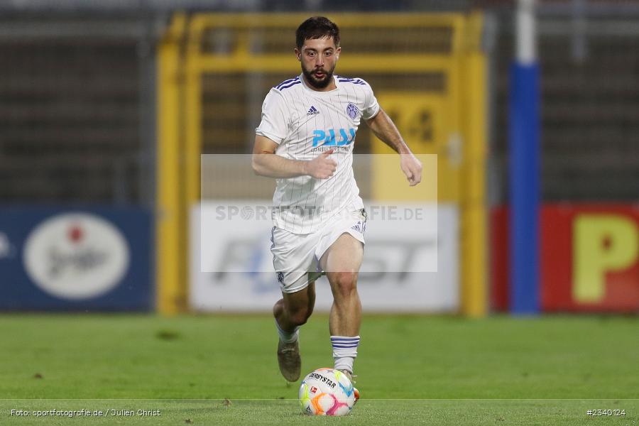 Clay Verkaj, Stadion am Schönbusch, Aschaffenburg, 16.09.2022, BFV, sport, action, Fussball, September 2022, Saison 2022/2023, 12. Spieltag, 4. Liga, Regionalliga Bayern, VFB, SVA, VfB Eichstätt, SV Viktoria Aschaffenburg - Bild-ID: 2340124