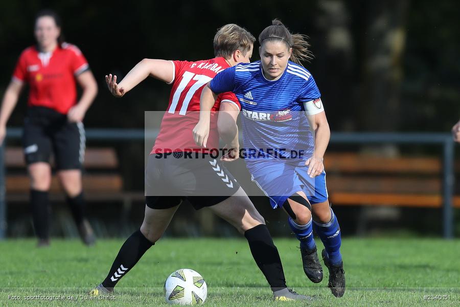 Lisa Kestler, Sportgelände, Karsbach, 17.09.2022, BFV, sport, action, Fussball, September 2022, Saison 2022/2023, 3. Spieltag, Frauen Landesliga Nord, SSV, FCK, Schwabthaler SV, FC Karsbach - Bild-ID: 2340151 Lisa Kestler, Sportgelände, Karsbach, 17.09.2022, BFV, sport, action, Fussball, September 2022, Saison 2022/2023, 3. Spieltag, Frauen Landesliga Nord, SSV, FCK, Schwabthaler SV, FC Karsbach - Bild-ID: 2340151