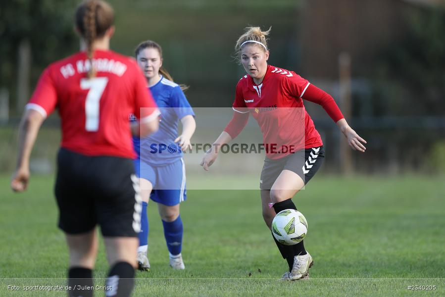 Tamira Stegmann, Sportgelände, Karsbach, 17.09.2022, BFV, sport, action, Fussball, September 2022, Saison 2022/2023, 3. Spieltag, Frauen Landesliga Nord, SSV, FCK, Schwabthaler SV, FC Karsbach - Bild-ID: 2340205 Tamira Stegmann, Sportgelände, Karsbach, 17.09.2022, BFV, sport, action, Fussball, September 2022, Saison 2022/2023, 3. Spieltag, Frauen Landesliga Nord, SSV, FCK, Schwabthaler SV, FC Karsbach - Bild-ID: 2340205