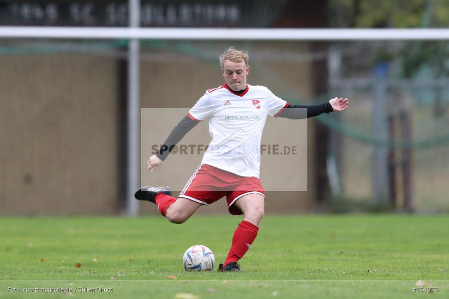 Tobias Rummel, Sportgelände, Schollbrunn, 18.09.2022, BFV, sport, action, Fussball, September 2022, Saison 2022/2023, 8. Spieltag, Kreisklasse Würzburg Gr. 4, SVE, SCS, SV Erlenbach, SC Schollbrunn - Bild-ID: 2340331 Tobias Rummel, Sportgelände, Schollbrunn, 18.09.2022, BFV, sport, action, Fussball, September 2022, Saison 2022/2023, 8. Spieltag, Kreisklasse Würzburg Gr. 4, SVE, SCS, SV Erlenbach, SC Schollbrunn - Bild-ID: 2340331