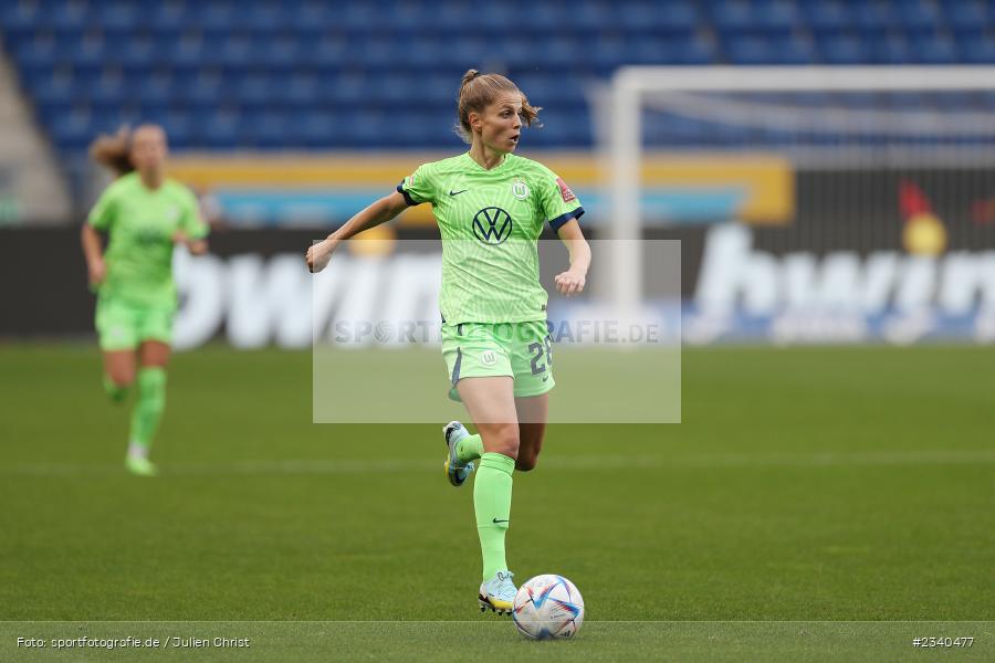 Tabea Waßmuth, PreZero Arena, Sinsheim, 24.09.2022, DFB, sport, action, Fussball, September 2022, Saison 2022/2023, 2. Spieltag, Die Liga, FLYERALARM Frauen-Bundesliga, VFL, TSG, VfL Wolfsburg, TSG Hoffenheim - Bild-ID: 2340477 Tabea Waßmuth, PreZero Arena, Sinsheim, 24.09.2022, DFB, sport, action, Fussball, September 2022, Saison 2022/2023, 2. Spieltag, Die Liga, FLYERALARM Frauen-Bundesliga, VFL, TSG, VfL Wolfsburg, TSG Hoffenheim - Bild-ID: 2340477